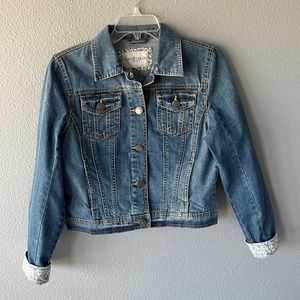 Crop Denim Jacket: BRAND NEW